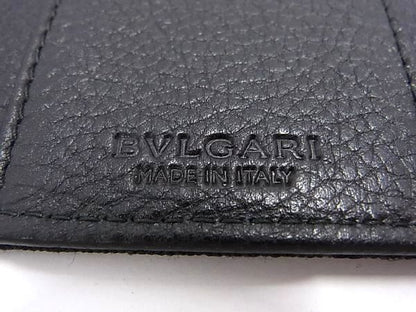 Bvlgari Maxi Logo Canvas 6-strand Key Case Key Case Men's Black Bd6494