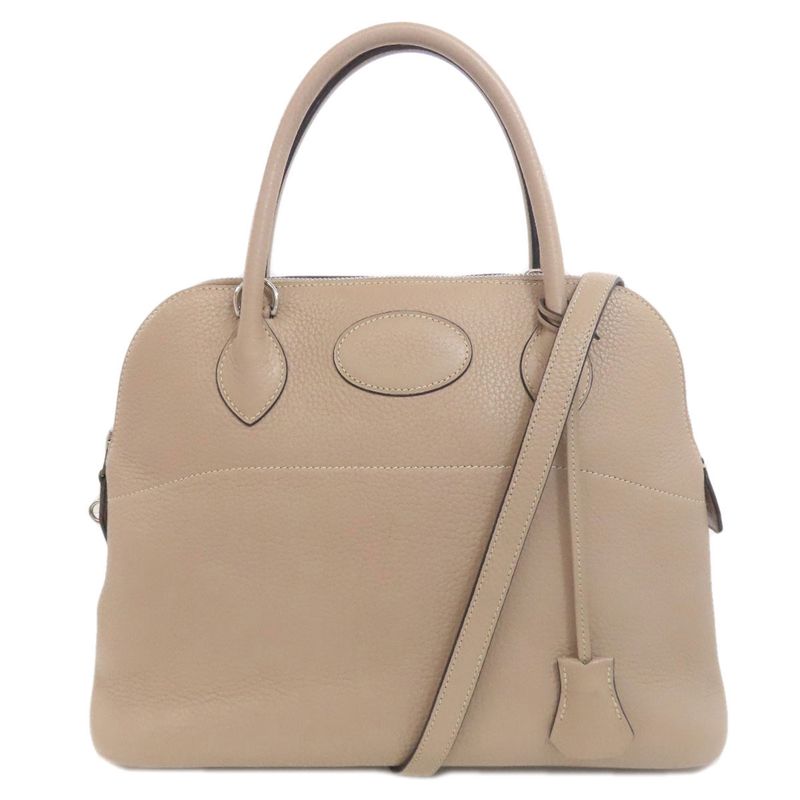 Hermes Bolide 31 Silver Hardware Handbag Taurillon Women