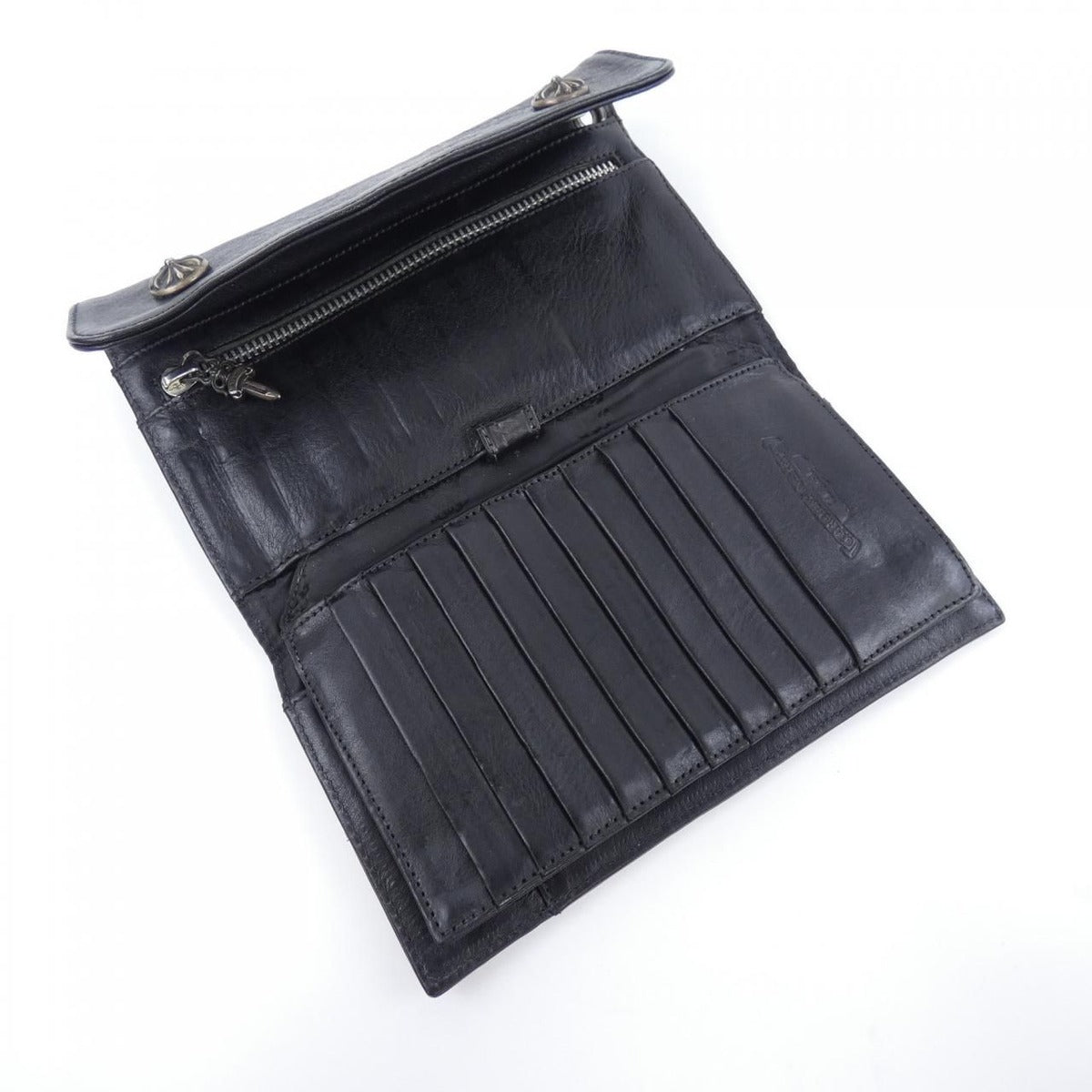 Chrome Hearts Wave Cross Btn Button 304 Wallet — view 4