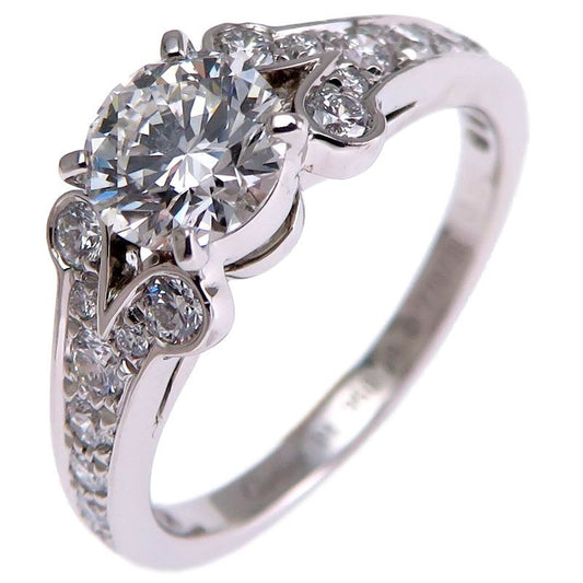 Cartier Solitaire Diamond Platinum Ring