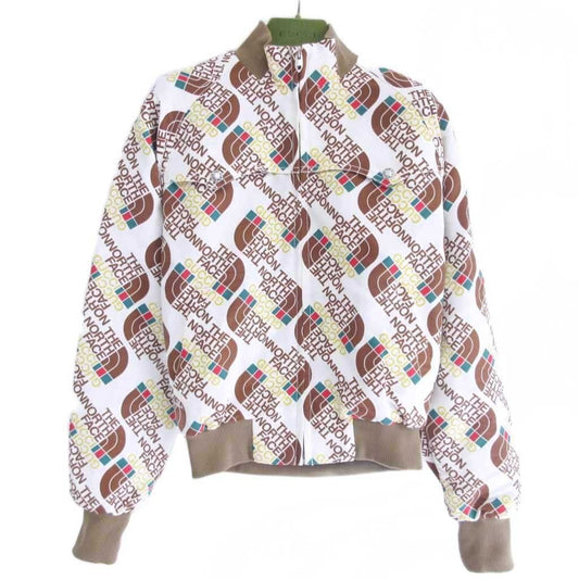 Gucci the North Face Collaboration Web Print Bomber Jacket