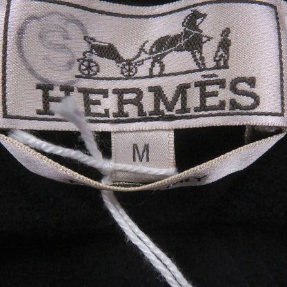 Hermes Armor de Carre Lambskin Details Pullover Hoodie Dark Navy — view 6