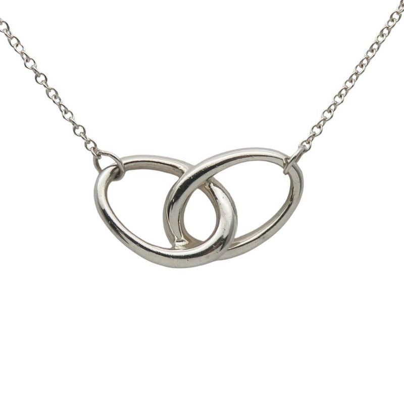 Tiffany & Co Necklace Double Loop 925 Silver 2.7 g Elsa Peretti