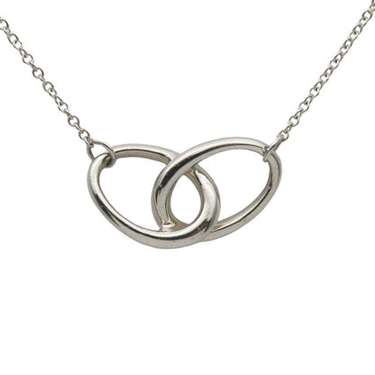 Tiffany & Co Necklace Double Loop 925 Silver 2.7 g Elsa Peretti