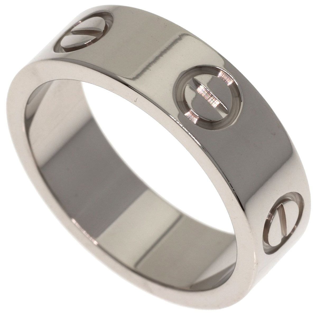 Cartier Love Ring 49 18k White Gold