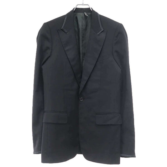 Dior Homme Satin Lapel Smoking Tuxedo Jacket Black 44
