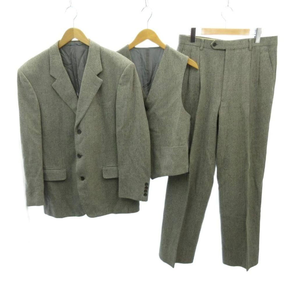 Dior Monsieur Vintage 3 Piece Set Suit Wool Teil Jacket Vest Pants Formal Fully