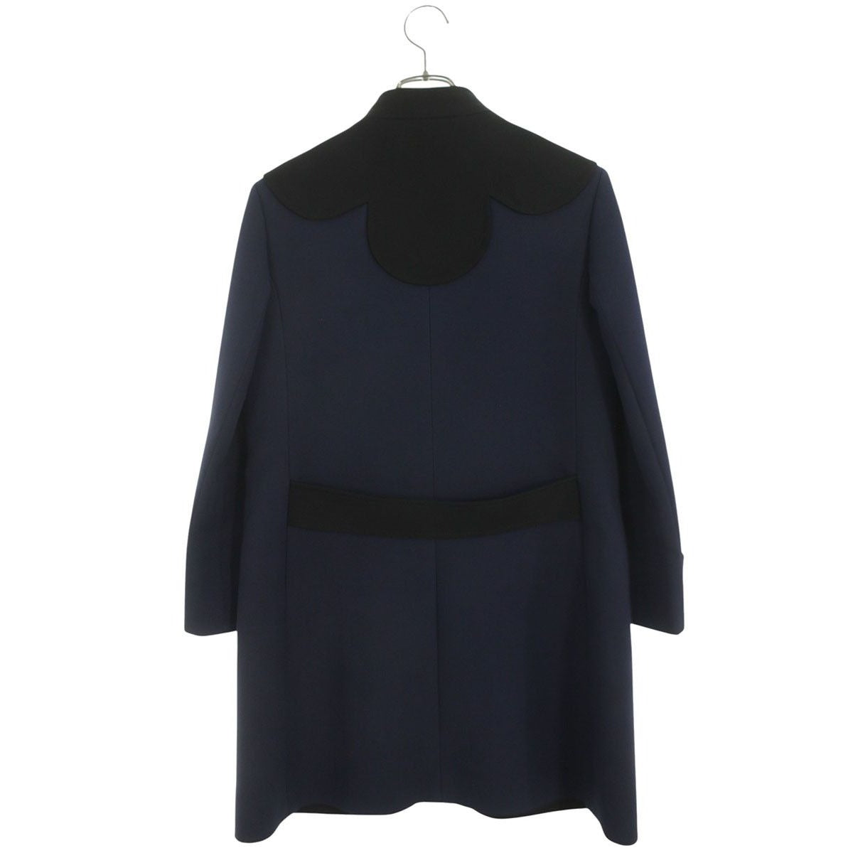 Louis Vuitton Nqa Wool Coat 36 Navy Black — view 2