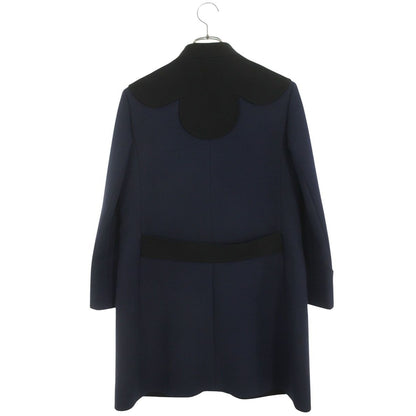 Louis Vuitton Nqa Wool Coat 36 Navy Black — view 2