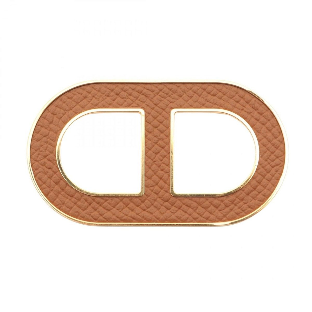 Hermes Brooch Chaine D'ancre Leather