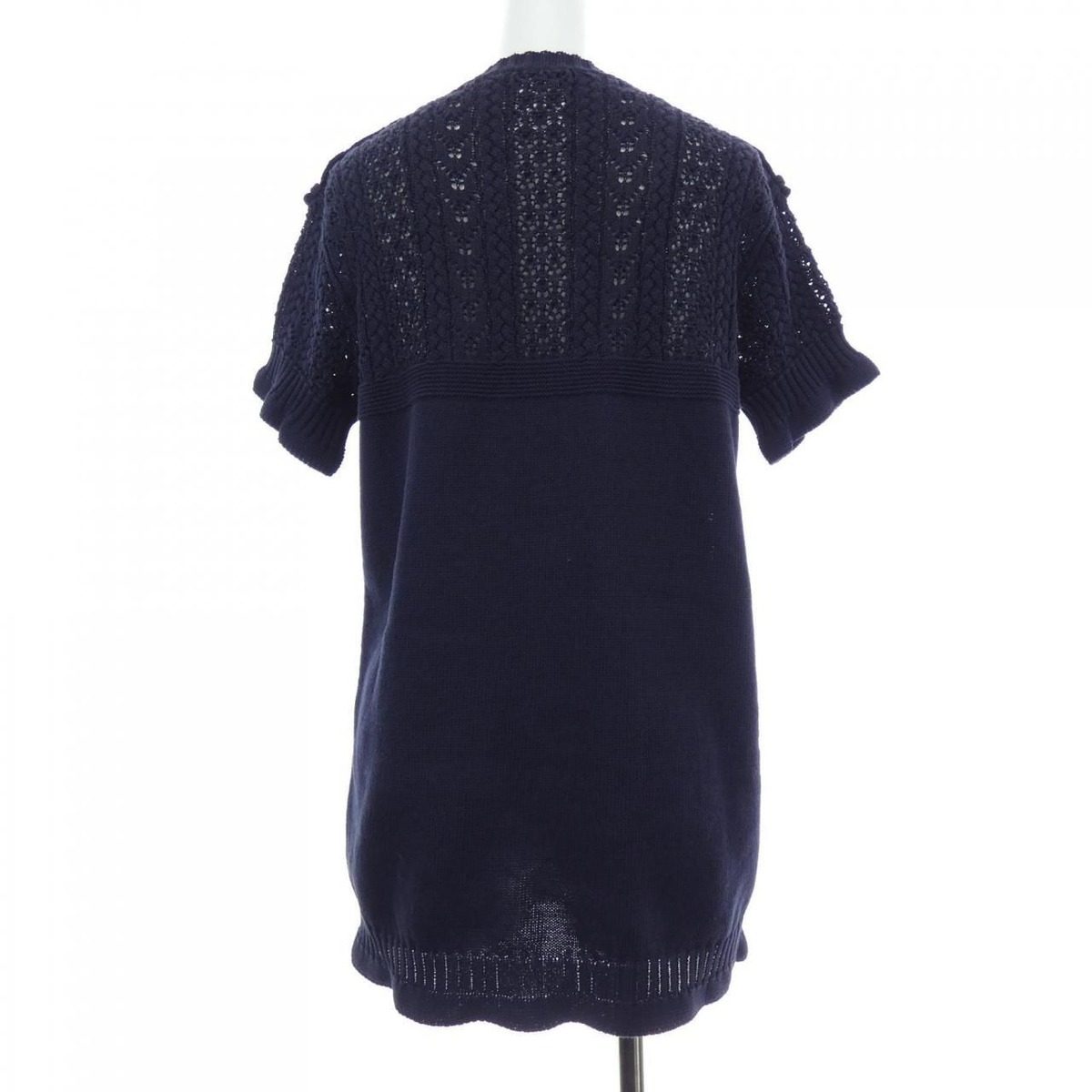 Chanel Knit Top Navy — view 2