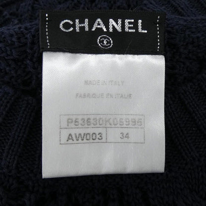 Chanel Knit Top Navy — view 4