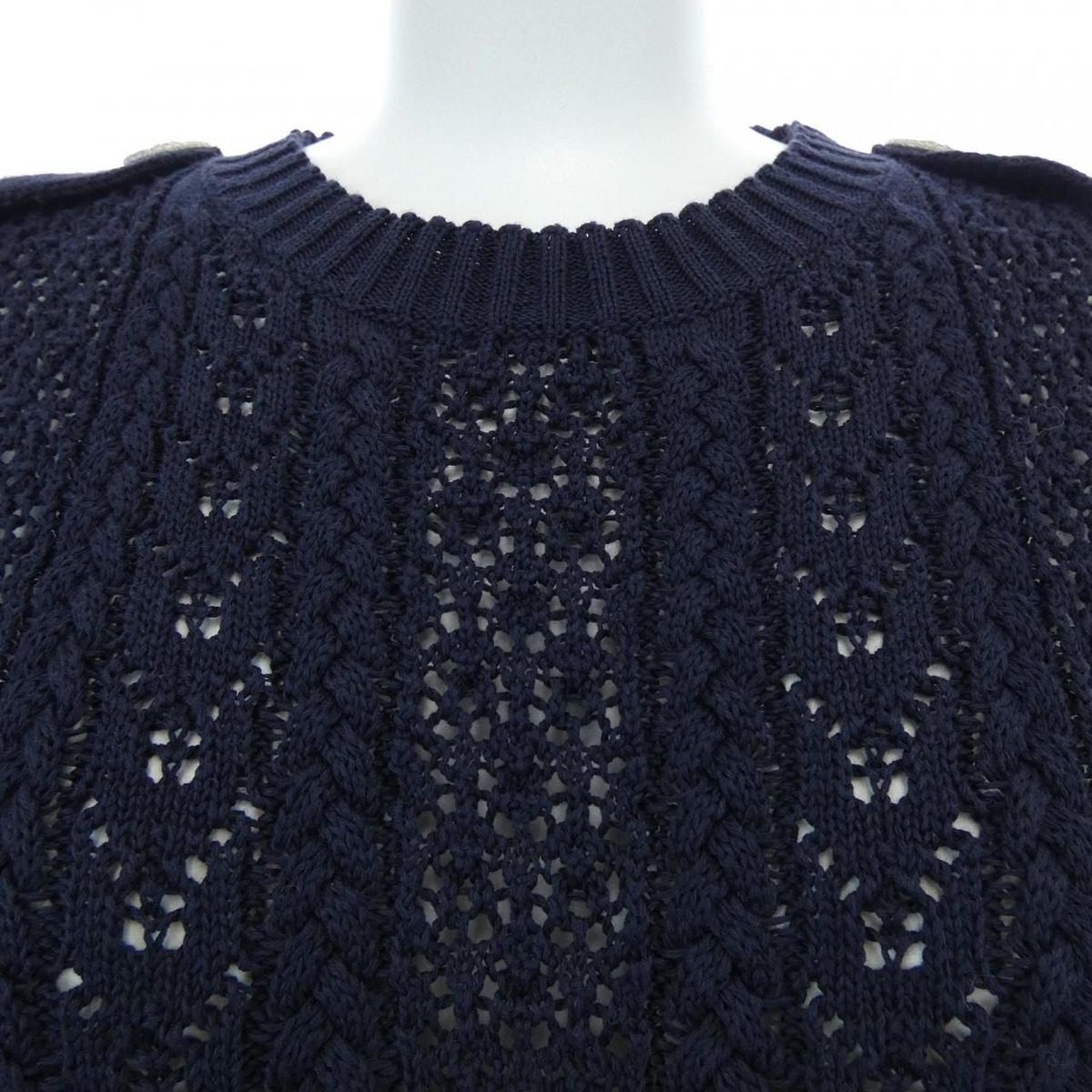 Chanel Knit Top Navy — view 5