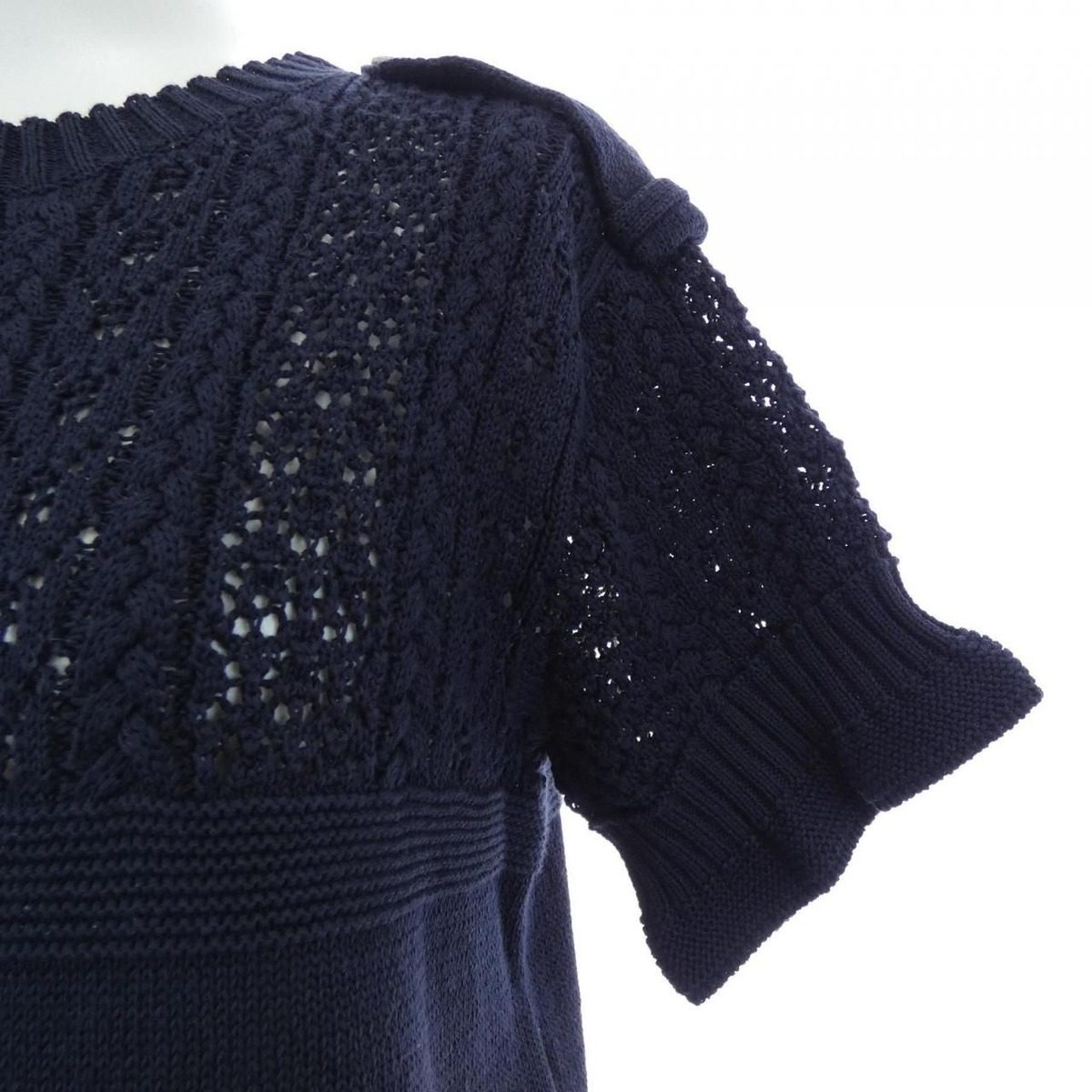 Chanel Knit Top Navy — view 6
