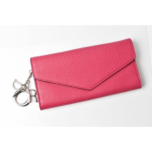 Christian Dior Wallet Long Diorissimo Bicolor Rose Pink — view 2