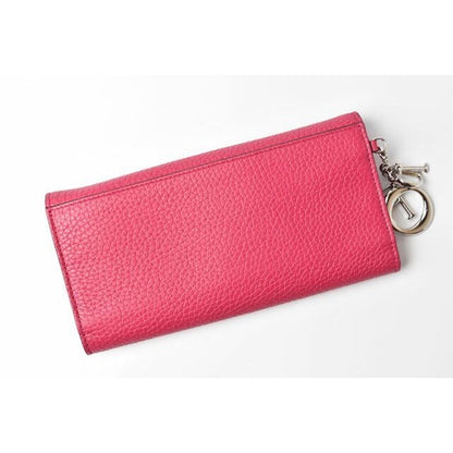 Christian Dior Wallet Long Diorissimo Bicolor Rose Pink — view 4