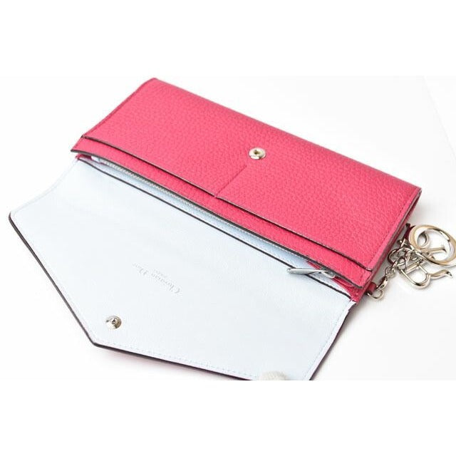 Christian Dior Wallet Long Diorissimo Bicolor Rose Pink — view 6
