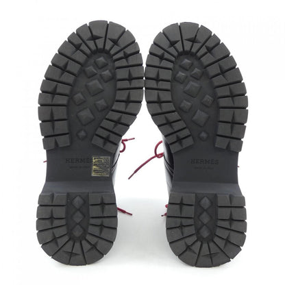 Hermes Boots Black 39 Red — view 4