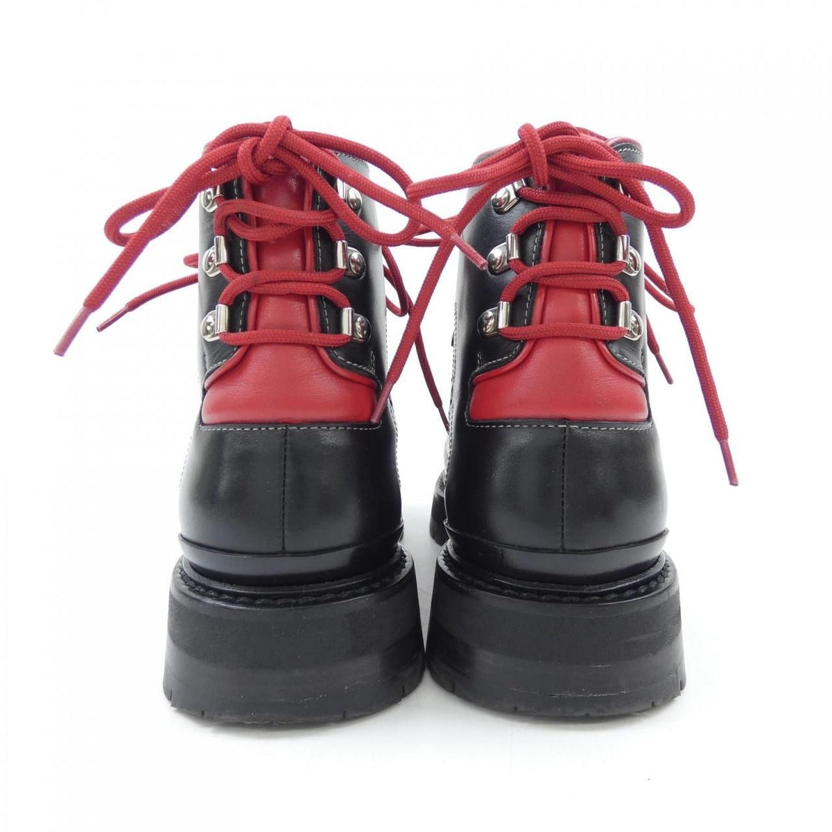 Hermes Boots Black 39 Red — view 5