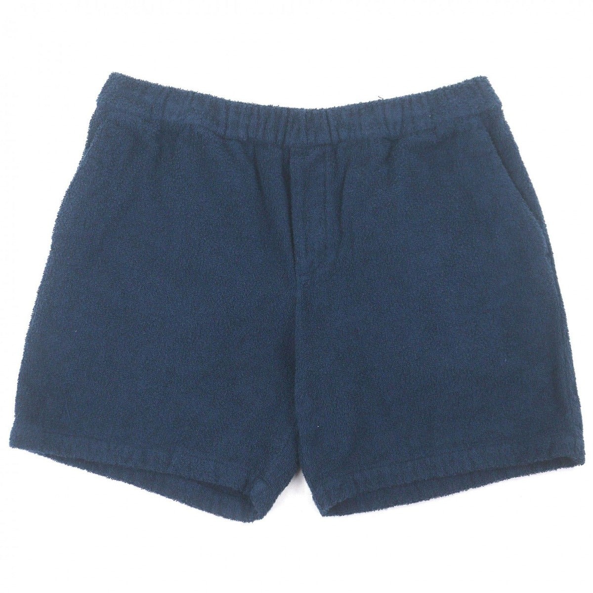 Prada Pile Shorts Navy Pants