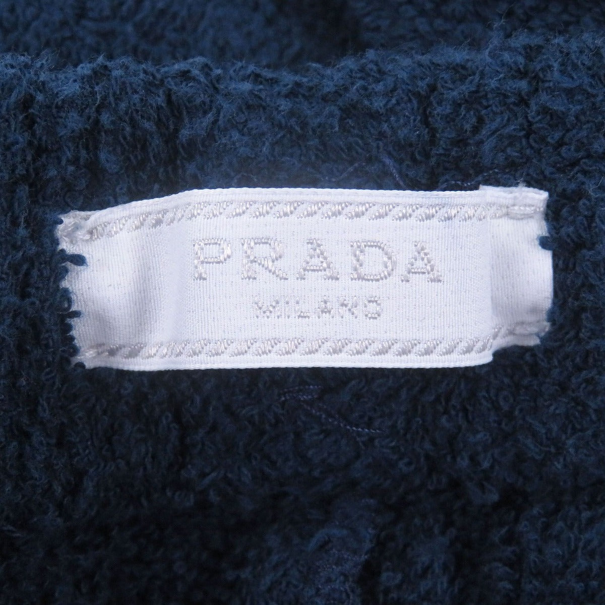 Prada Pile Shorts Navy Pants — view 6