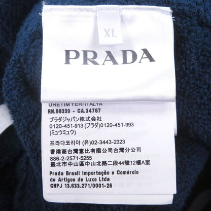 Prada Pile Shorts Navy Pants — view 7