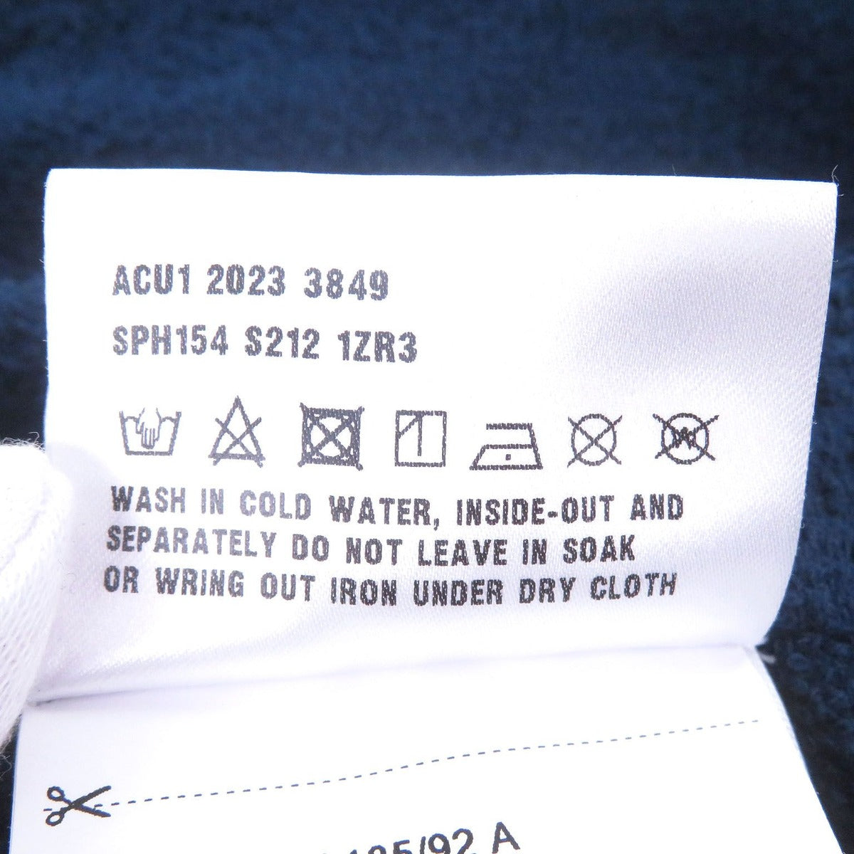 Prada Pile Shorts Navy Pants — view 8