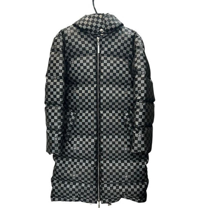 Louis Vuitton Down Coat Damier 1 A5 ibt Polyester Silver