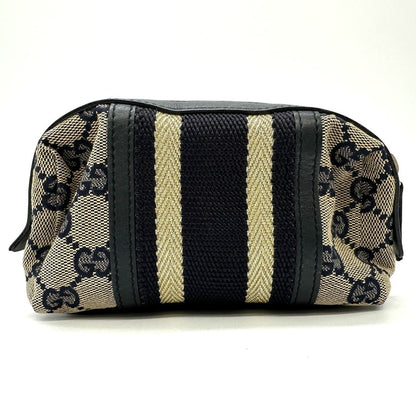 Gucci Pouch GG Canvas Sherry Navy — view 2
