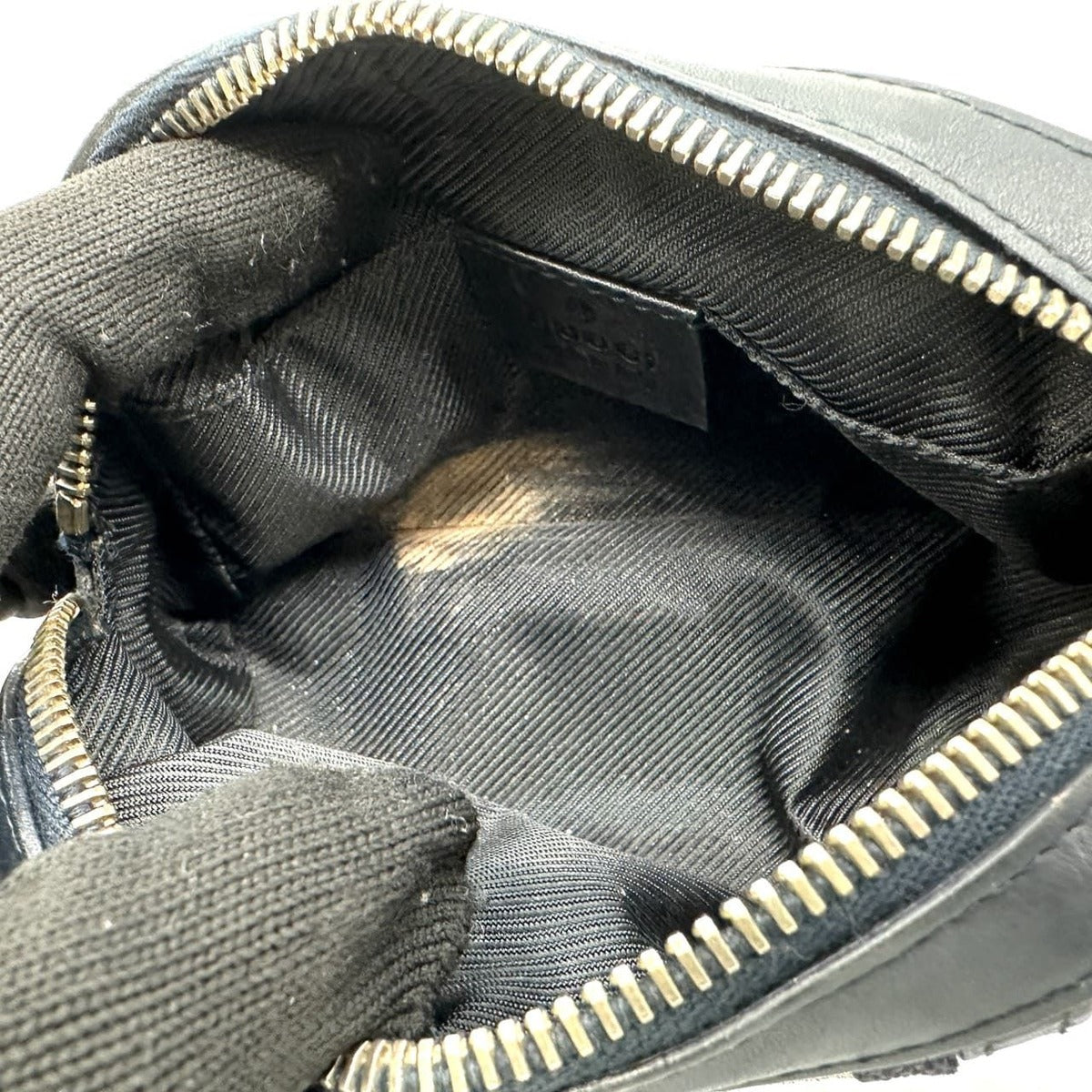 Gucci Pouch GG Canvas Sherry Navy — view 6