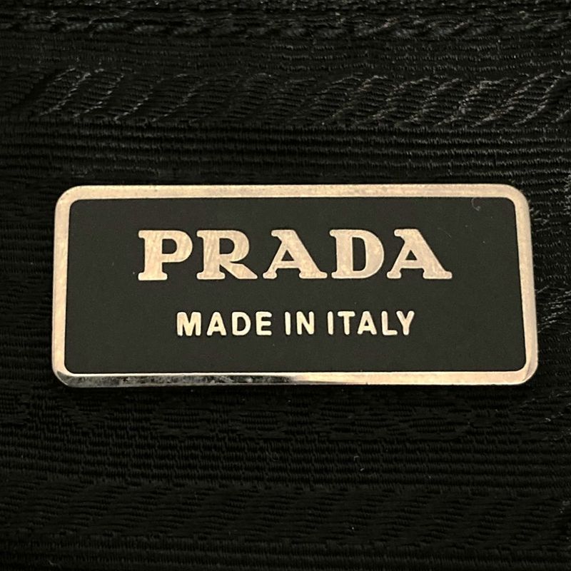 Prada Shoulder Bag Black Nylon Women Men Fashion  Precent