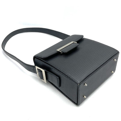 YVES Saint Laurent Yves Saint Laurent Shoulder Bag Handbag Black Leather Shape