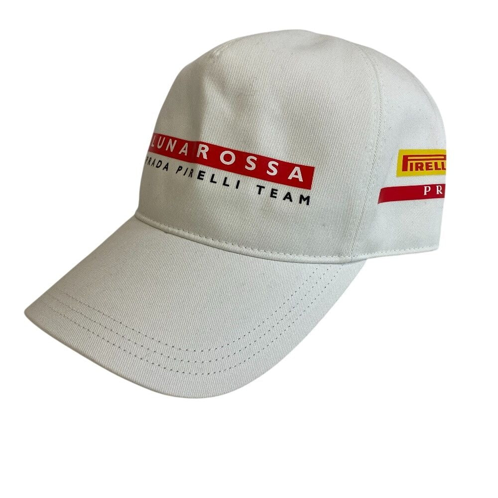 Prada Baseball Cap Cotton White