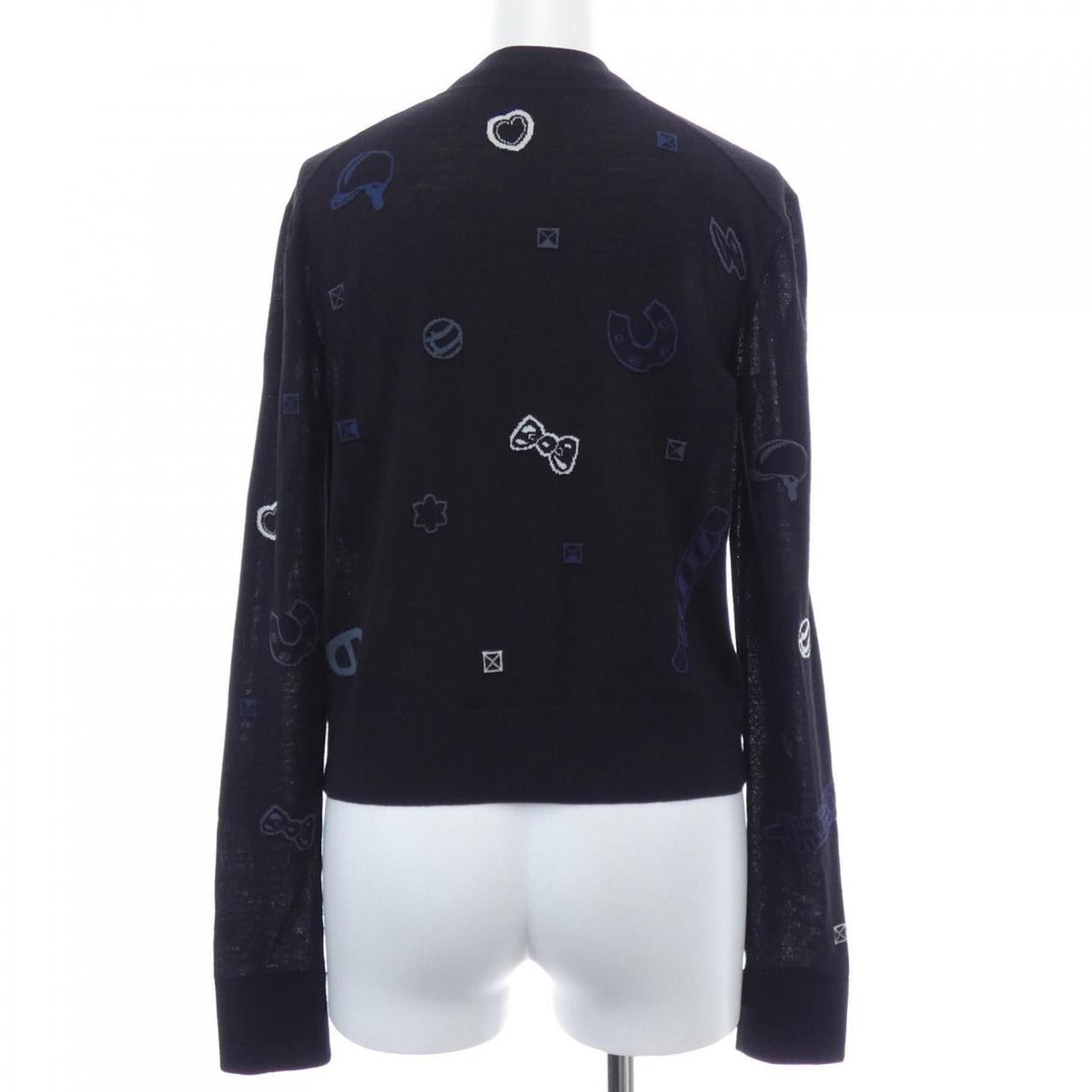 Hermes Candy Libris Bandana Cardigan — view 2