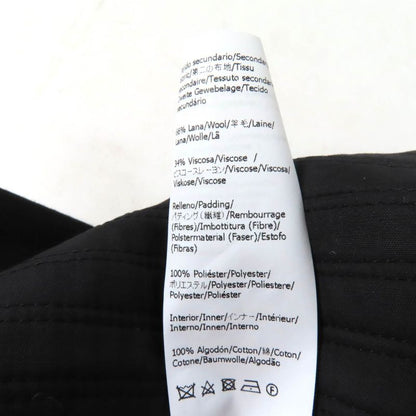 LOEWE S540y08x56 Knee-length Peplum Skirt Bottoms Black 34 Made In Italy