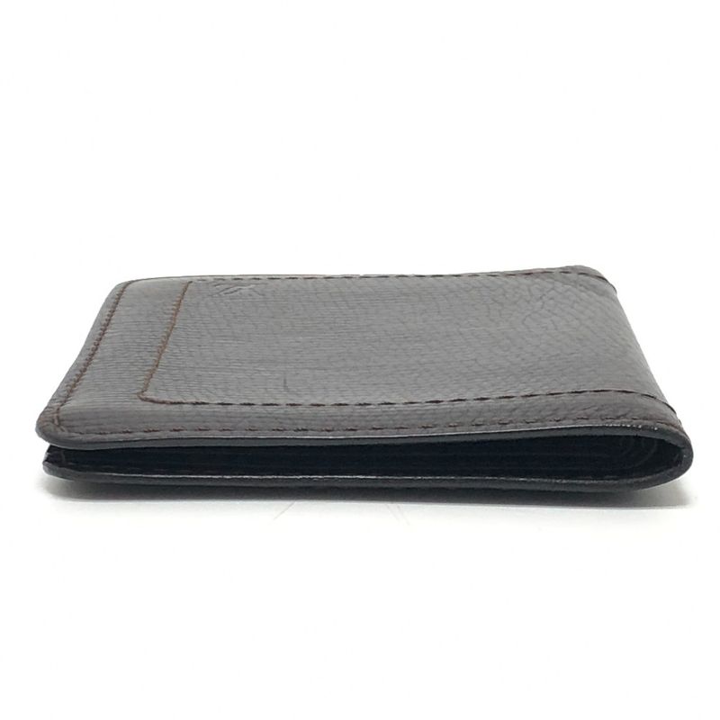 Louis Vuitton Bifold Wallet Leather Cafe