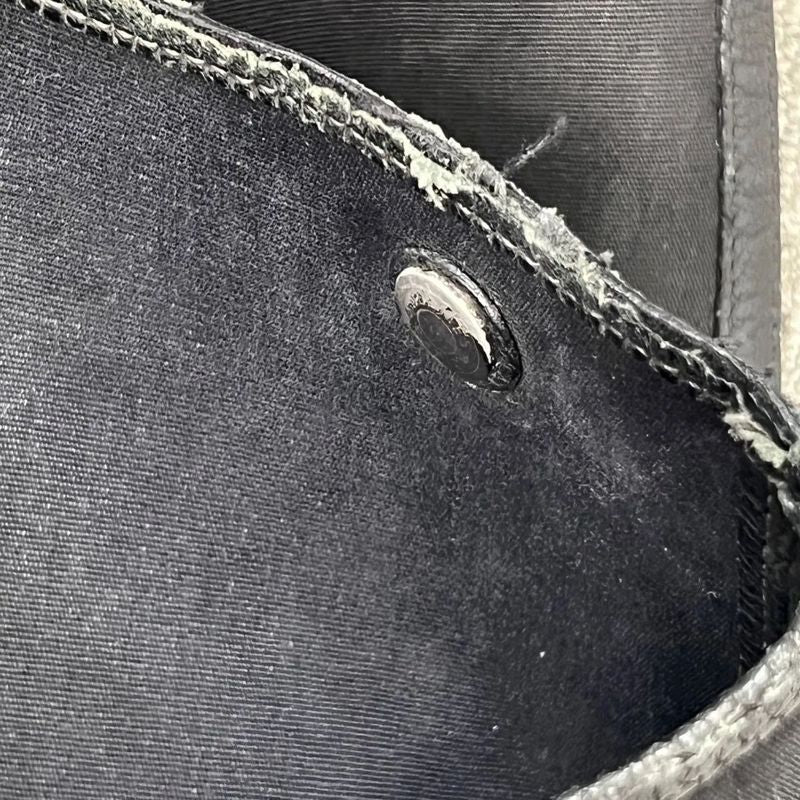 Hermes Garden File Tote Bag Canvas Leather Black ▢I 69fa285