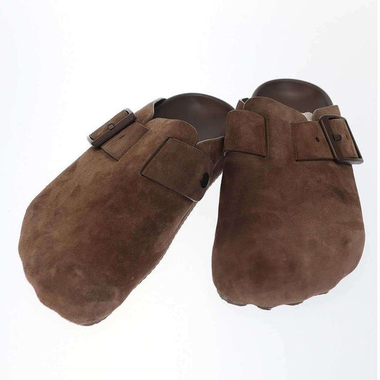 Balenciaga 24ss Sunday Flat Mule Sandals Light Brown 37