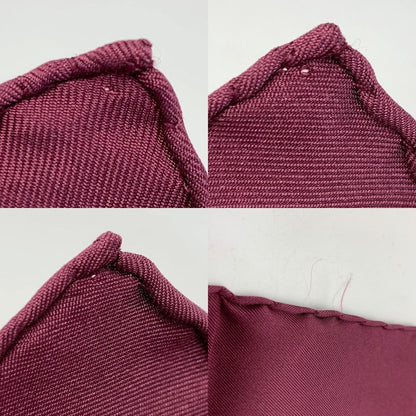 Hermes Grape Pattern 100% Silk Purple Handkerchief Ladies