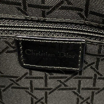 Dior/christian Dior Handbag Lady Dior Large Bag Dark Brown X White X Black