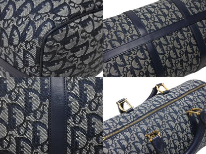 Dior Trotter Handbag Galliano Era Navy — view 6