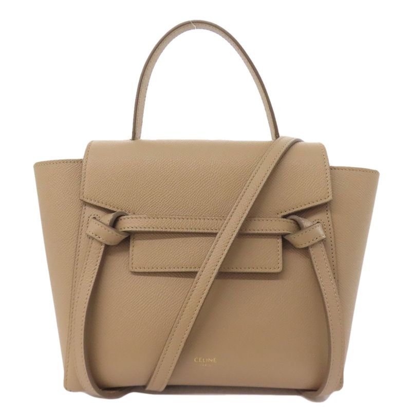 Celine Belt Bag 2-way Handbag Calf Women