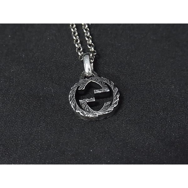 Gucci Necklace Inter Locking Arabesque Silver — view 3
