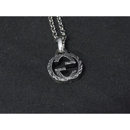 Gucci Necklace Inter Locking Arabesque Silver — view 3