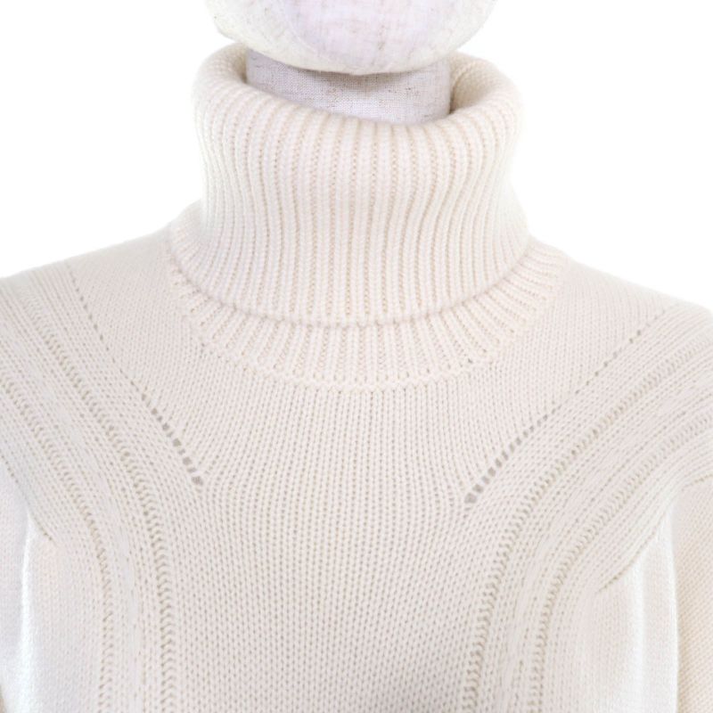 Hermes 22AW 2h2629d1 100% Cashmere Turtleneck Long Sleeve Knit With Serie