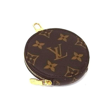 Louis Vuitton Monogram Coin Purse Charm Brown