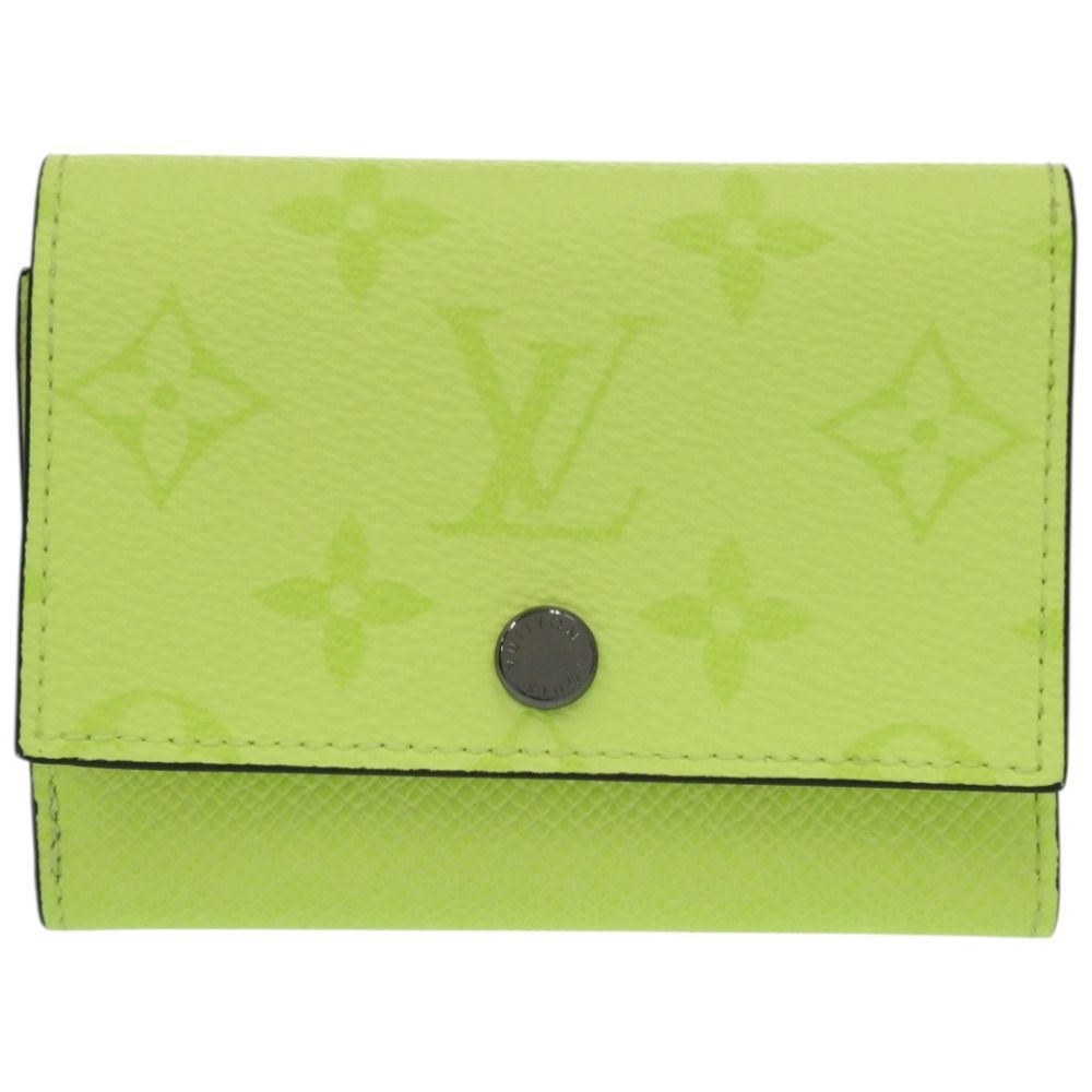 Louis Vuitton Monogram Victor Wallet Taigarama Taiga Fluorescent