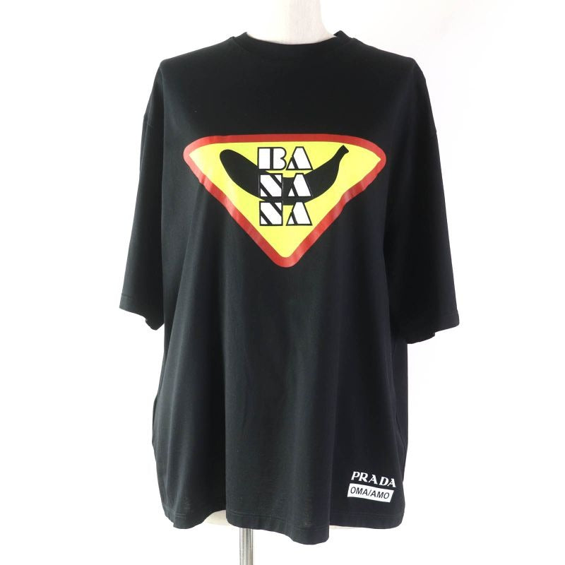 Prada Oma Amo 35976 Banana Collection Cotton Triangle Oversized Short Sleeve