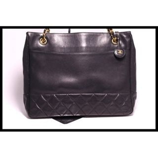 Chanel Quilted GD Metal Fittings Chain Tote