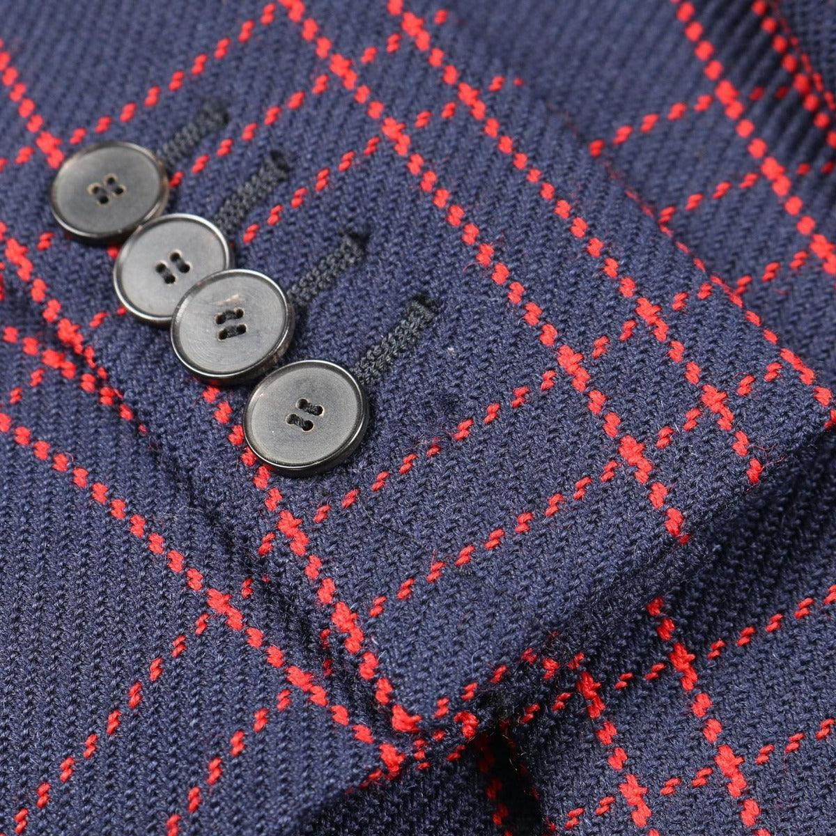 Dior Tailored Jacket Wool Navy Red — view 5